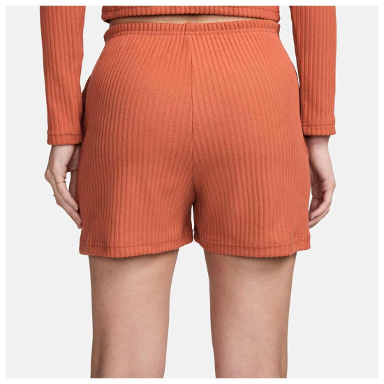 Nike Γυναικείο σορτς Sportswear Chill Knit High-Waisted Slim 3" Ribbed Shorts
